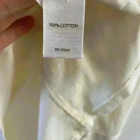 J Jill beige button up 100% cotton blouse. Small - Picture 6 of 6